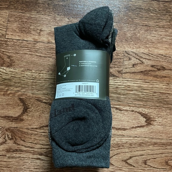 NWT Men’s Timberland 6 pack cushioned crew sock - Picture 3 of 3